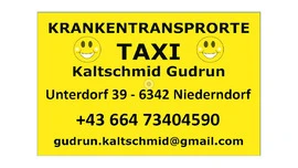 Taxi u Krankentransporte - Gudrun Kaltschmid